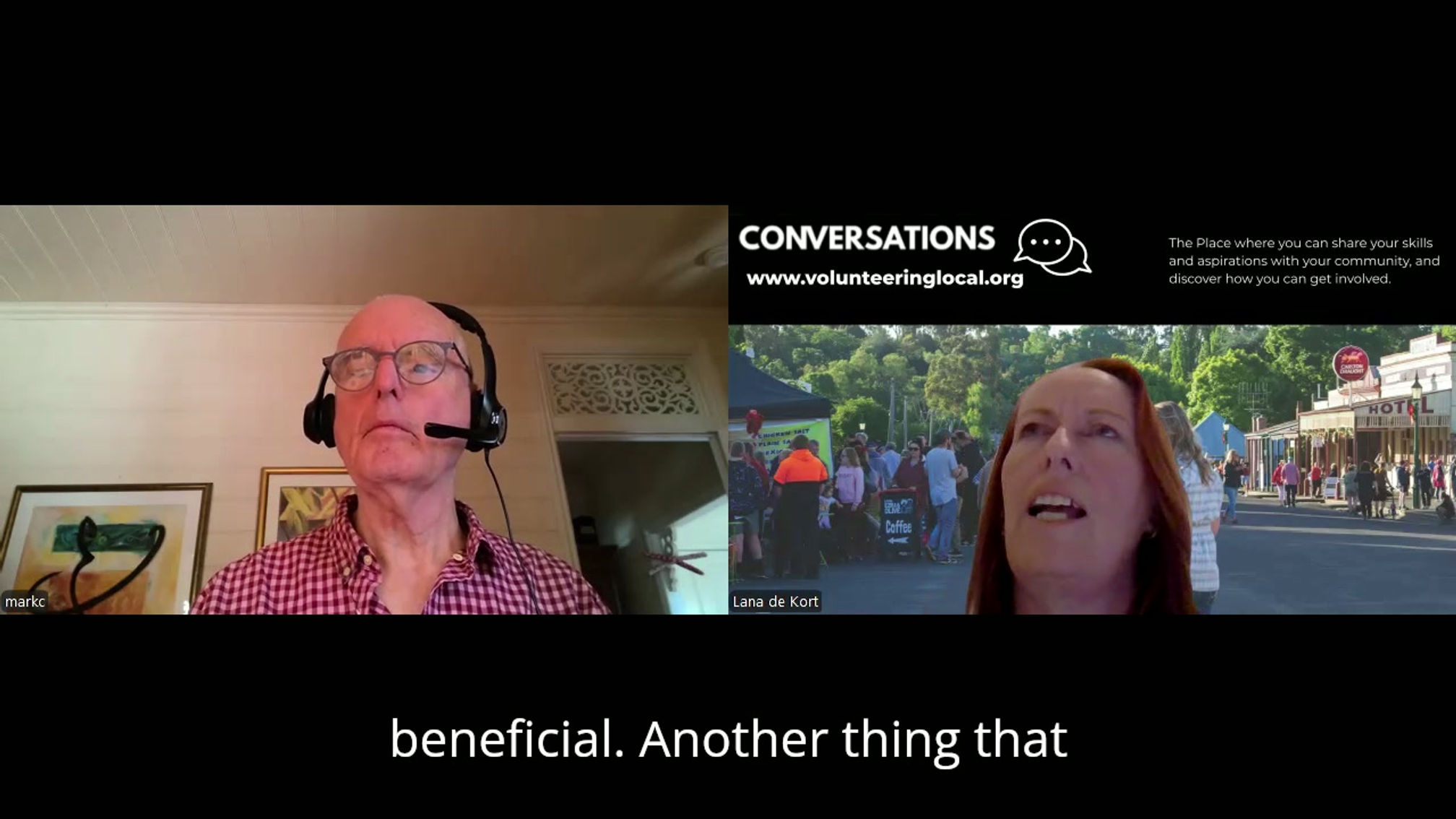 Talking Volunteering